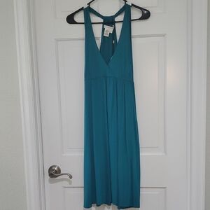 NWT Studio M Teal Dress Womens Sz M
